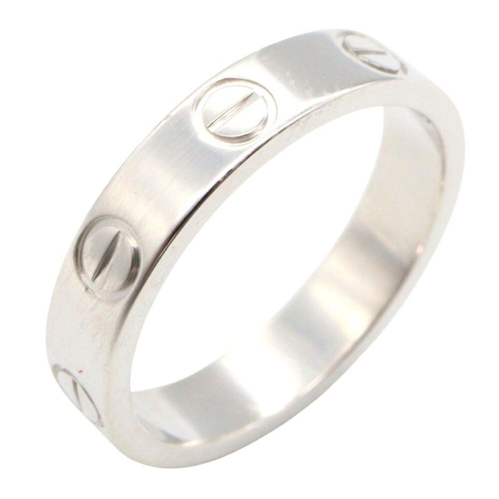 Cartier Mini Love Ring K18WG White Gold